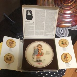 Hummel 1980 plate “schoolgirl”